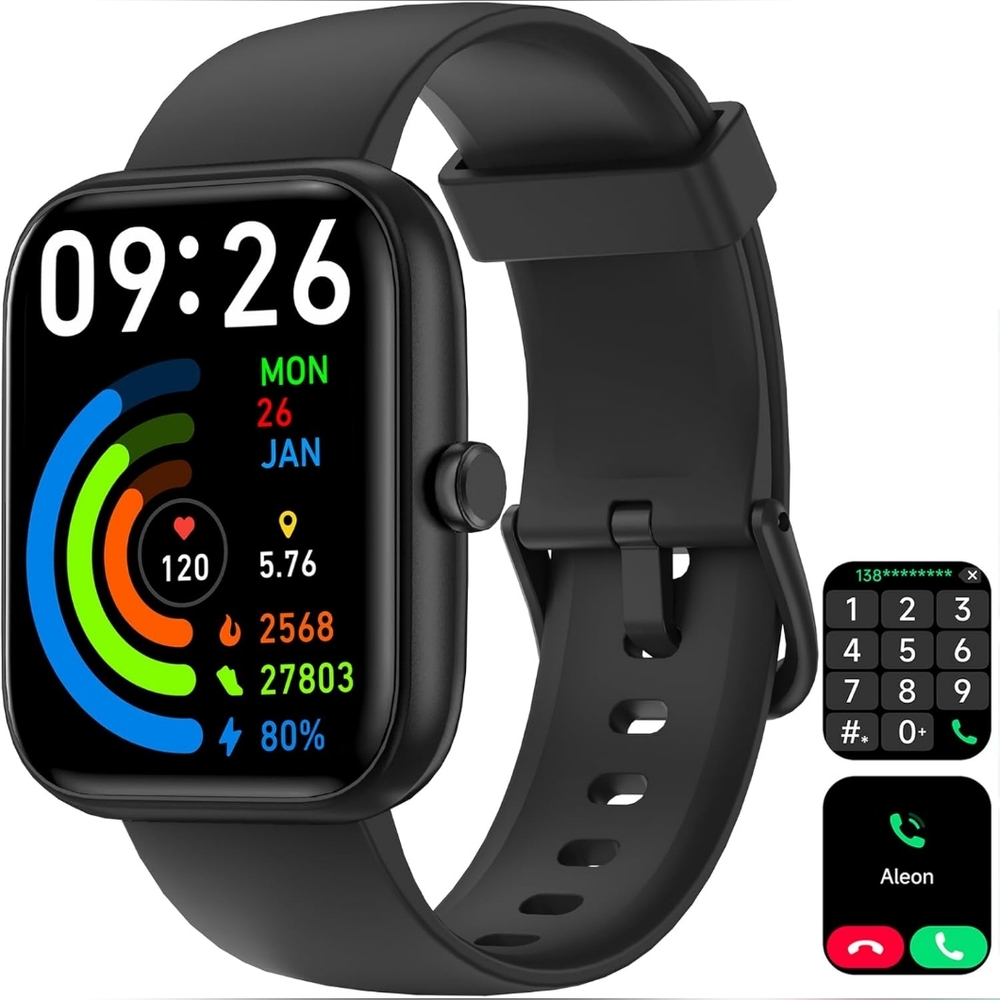 New VRPEFIT Smart Watch for Men & Women 1.8" Fitness Tracker, Alexa, & e…